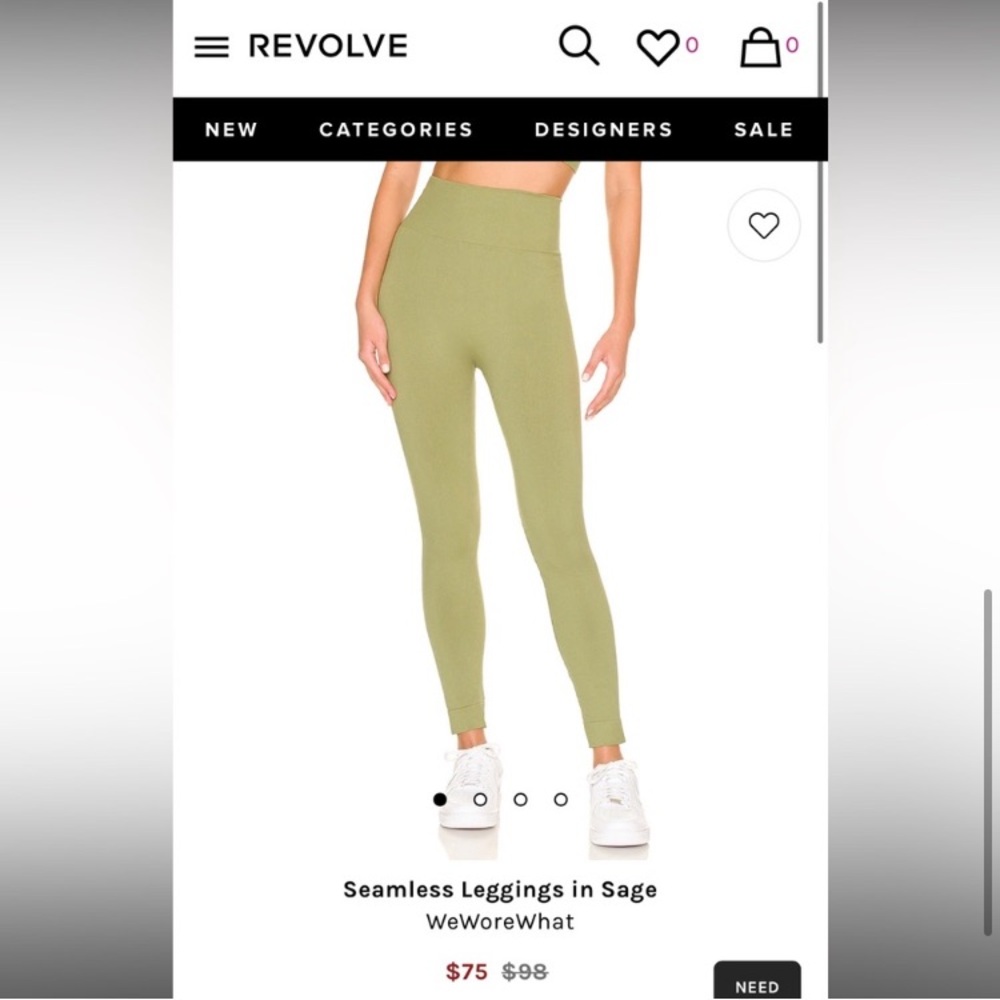 WeWoreWhat | Seamless Leggings in Sage